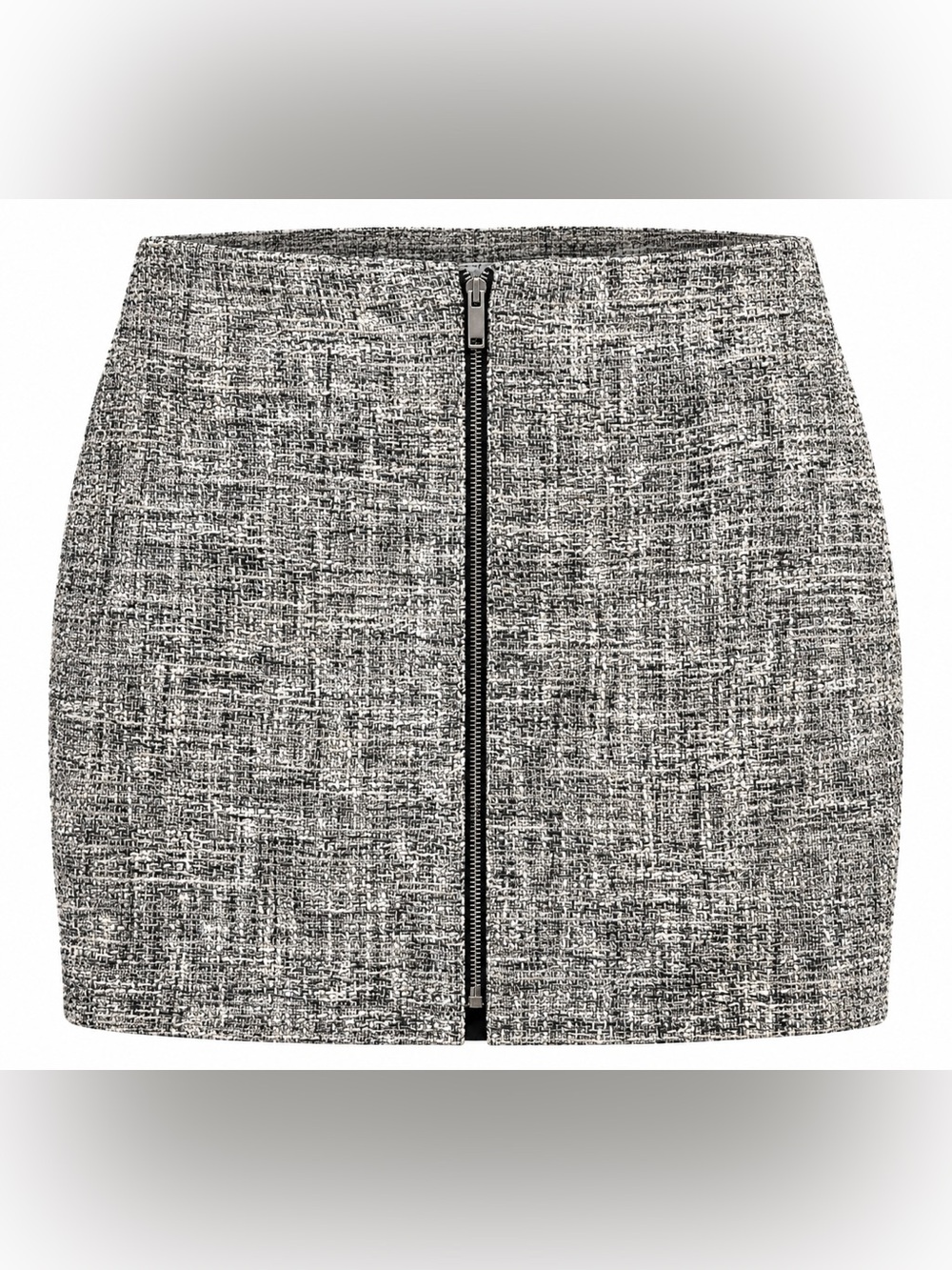 Banana Republic Factory NWT tweed zip front mini skirt, size 8